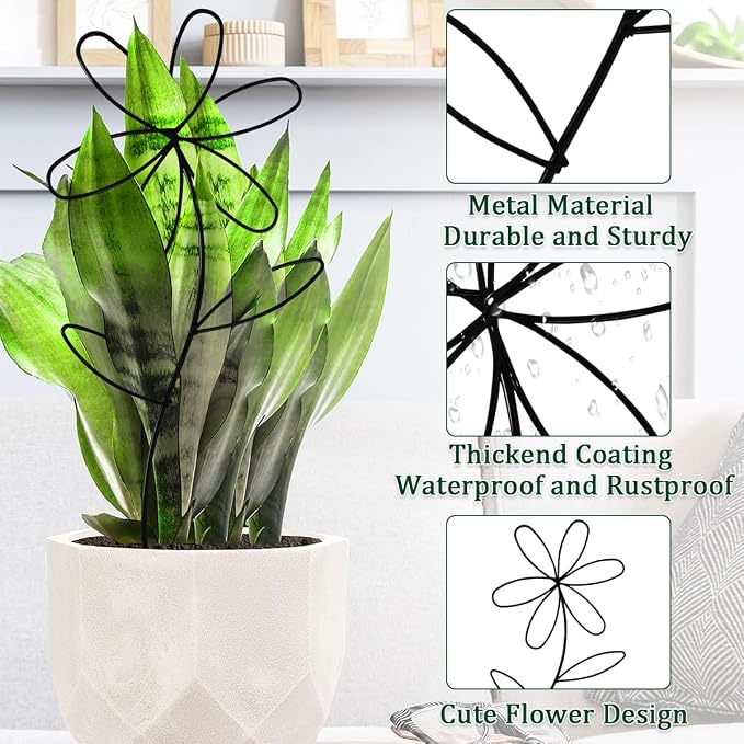2 Pcs Indoor Plant Trellis, Mini Garden Trellis - Image 4