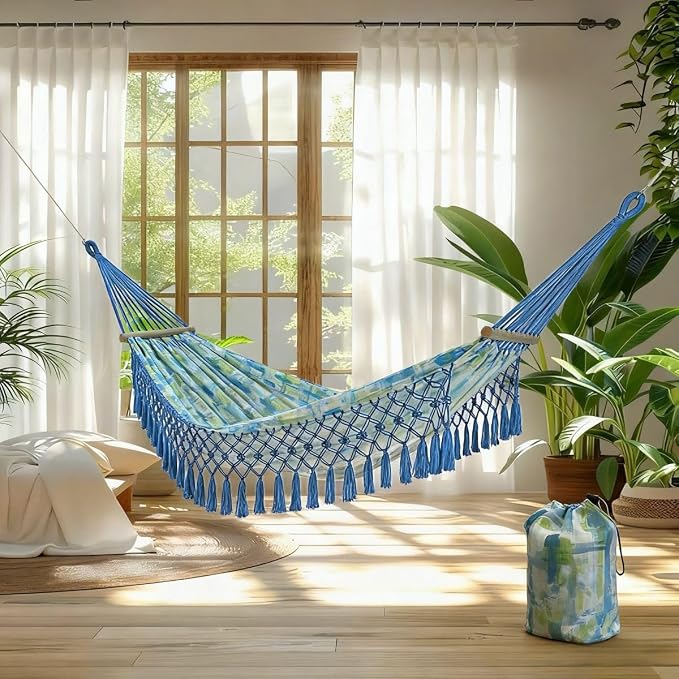Portable Hammock, Bohemian Hammock, 2person Hammock, - Image 3