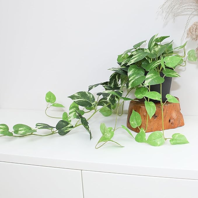 Fake Pothos Hanging Plants - Image 5