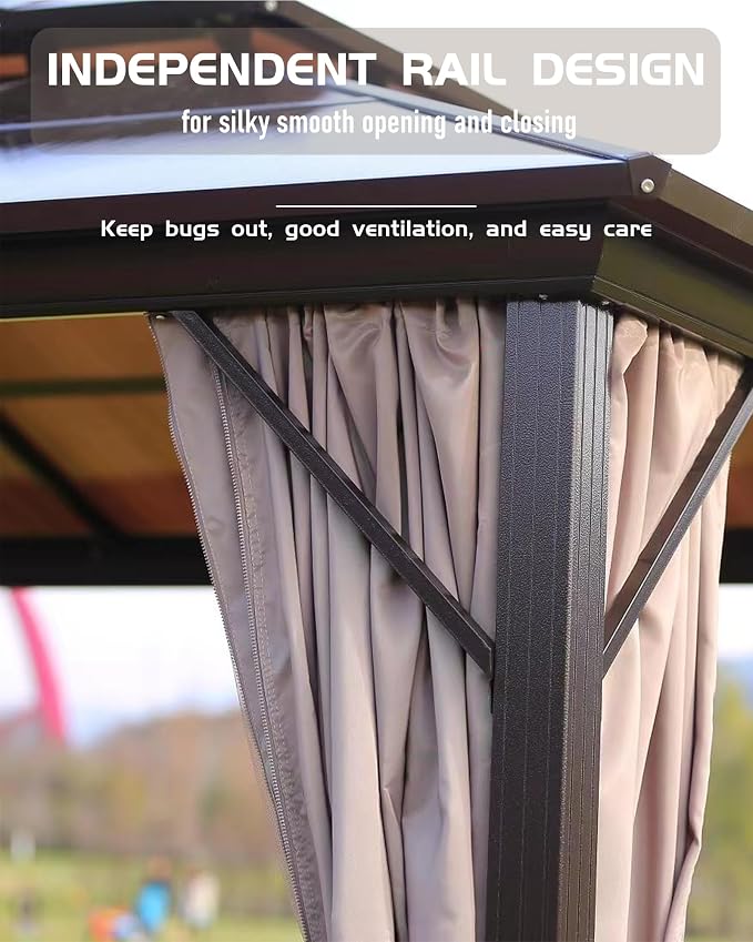 GarveeLife Hardtop Gazebo 12 ft x12 ft - Image 2