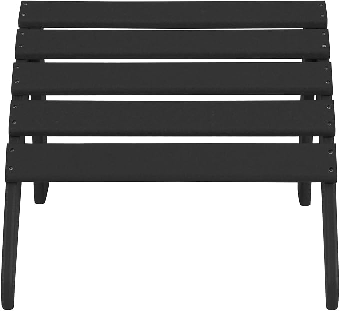 WO Home Furniture Adirondack Ottoman Outdoor Patio Footrest 13.5" Inch Folding - Image 6