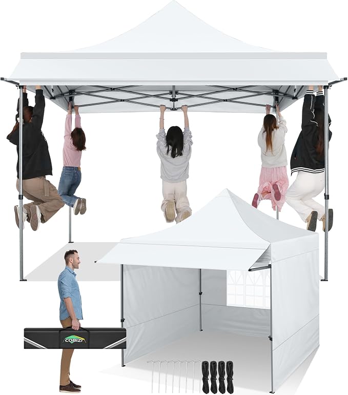 COBIZI 10x10 Pop Up Canopy Tent by COBIZI