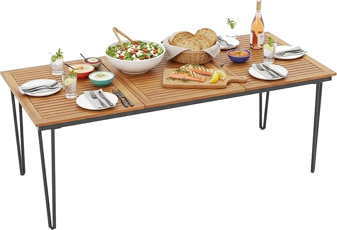 Tangkula 79 Inch Outdoor Dining Table by TANGKULA