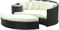 Modway Taiji Outdoor Patio Daybed in Espresso White by Modway