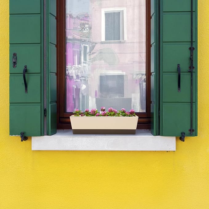 GREANER Window Boxes, 1 Pack 16 x3.8 Inch Indoor Rectangle Planter, Herb - Image 4