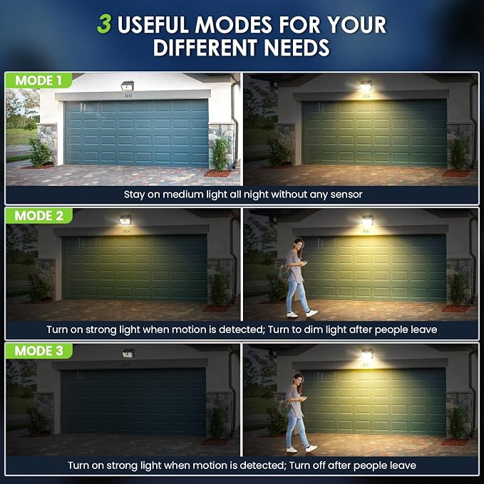 CLAONER Solar Lights Outdoor, Wireless Motion Sensor Lights, IP65 Waterproof - Image 5