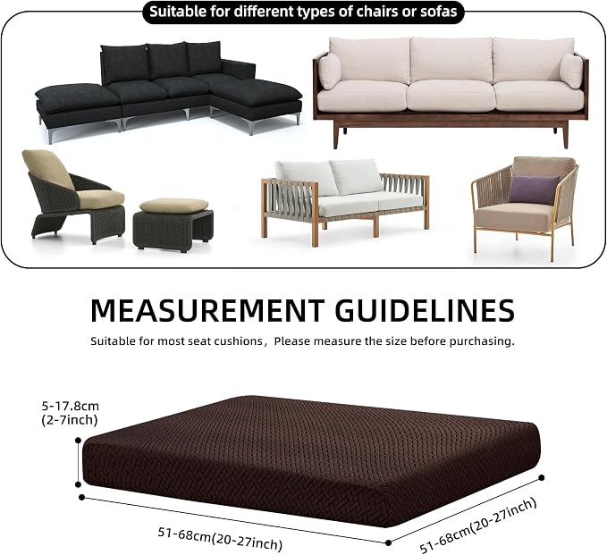 Outdoor Cushion Covers Set, Replacement - Image 3