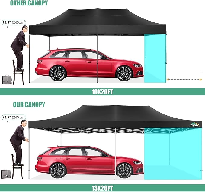 COBIZI 13x26 Heavy Duty Pop Up Canopy - Image 2
