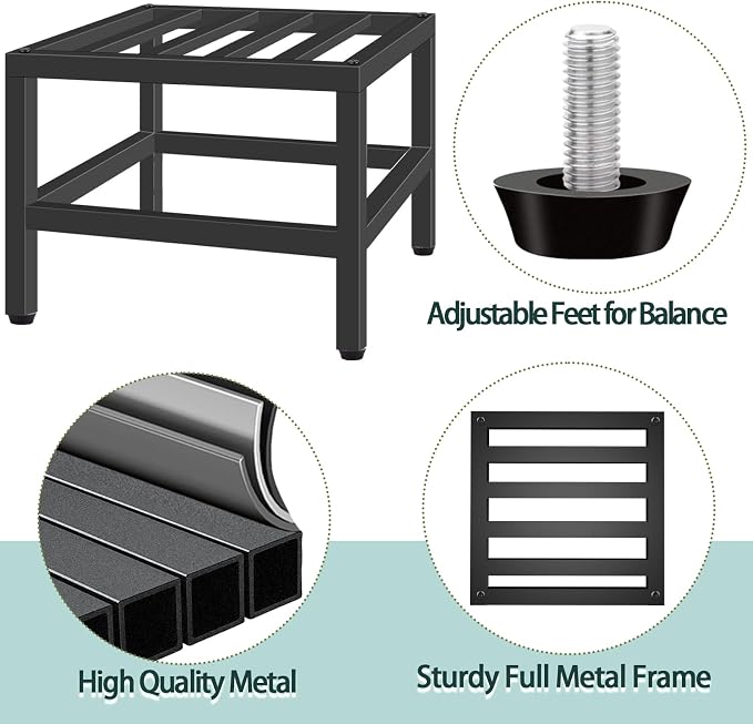 Plant Stand Indoor Outdoor, Wrought Iron Flower Stand Display Planter Shelf - Image 3