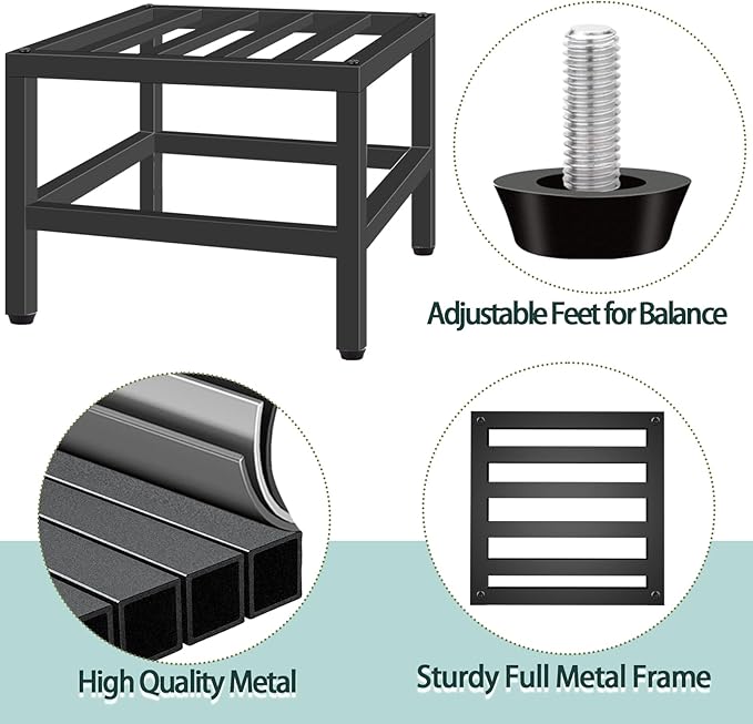 Plant Stand Indoor Outdoor, Wrought Iron Flower Stand Display Planter Shelf - Image 3