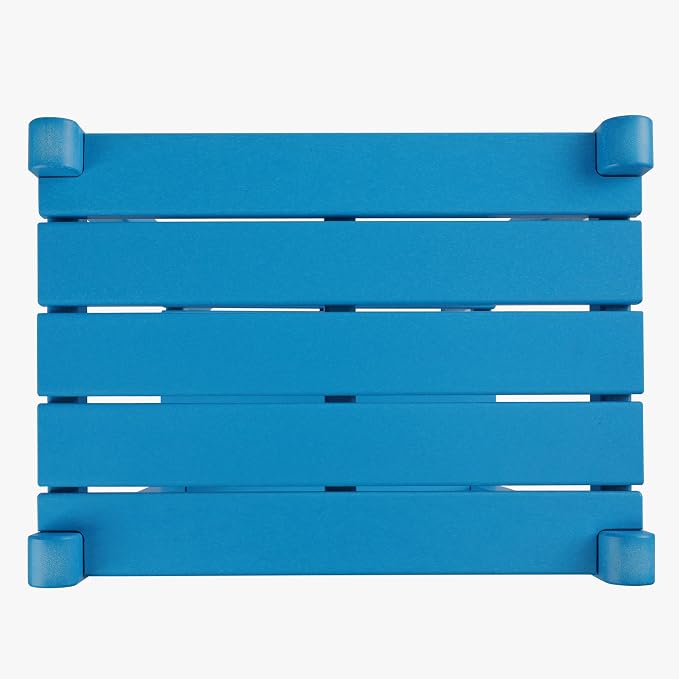 WestinTrends Malibu 36" Outdoor Adirondack HDPE 2-Tier Patio Side Table - Image 9