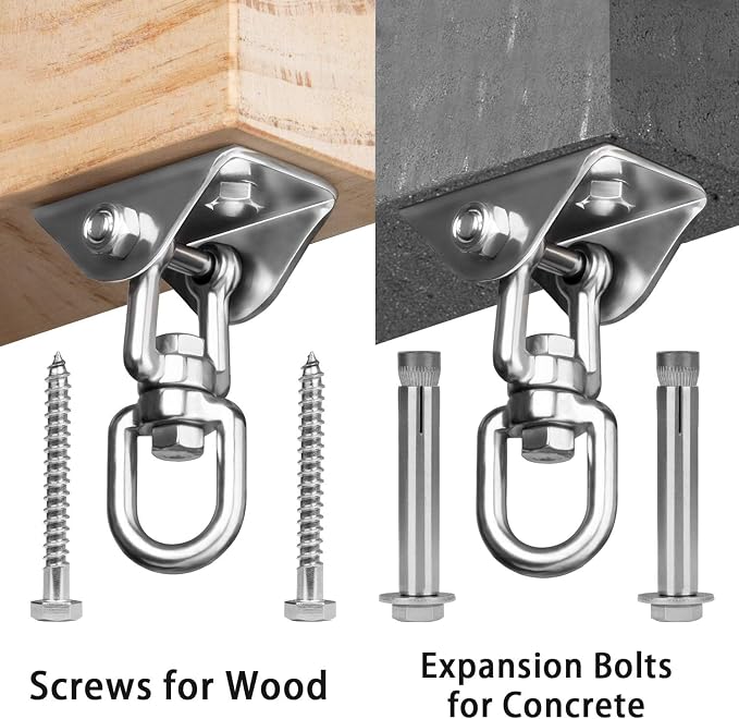 Heavy Duty Swing Hangers for Wooden Sets 2000 LB Capacity Hammock Hanger 360 - Image 5