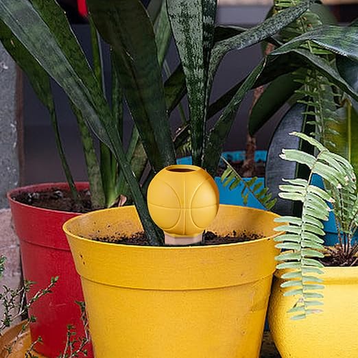 4 Pack Terracotta Watering Spikes, Vacation Self-Watering Planters Devices - Image 6