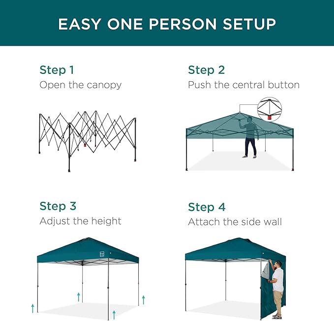 Best Choice Products 10x10ft Pop Up Canopy Tent - Image 3