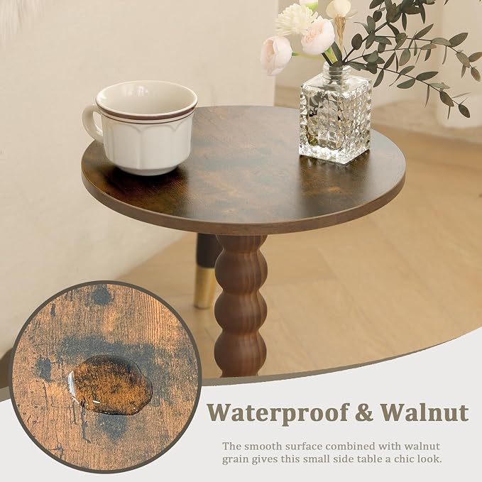 Round Side Table, Small Drink Table - Image 6