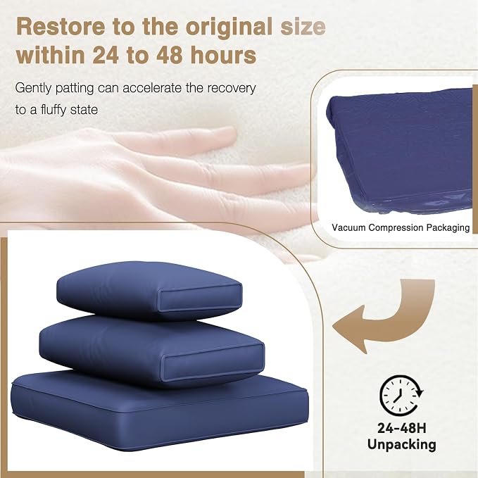 Aoxun 8 Piece Patio Furniture Set - Image 2