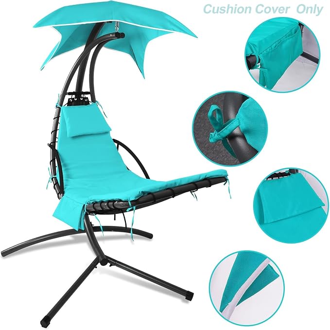 Hammock Umbrella-Lounge Chair Swing Cushion Cover Outside, Machine Washable - Image 4