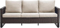 Belord Outdoor Couch Patio Furniture: Wicker Patio Sofa by Belord