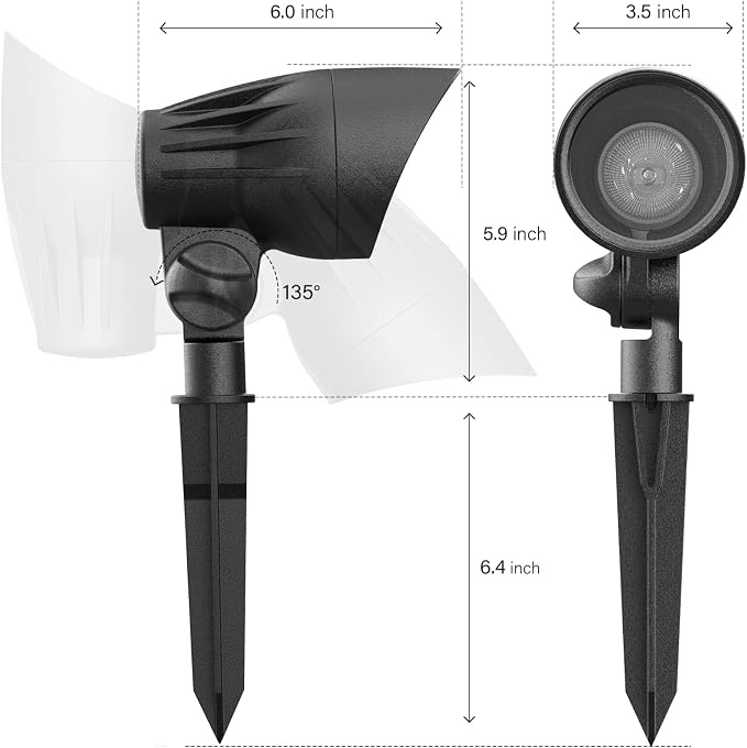 Malibu 50 Watt Floodlight Landscape Lights Outdoor Spotlight Waterproof Path - Image 6