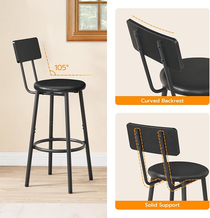HOOBRO Bar Stools, Bar Chairs - Image 7