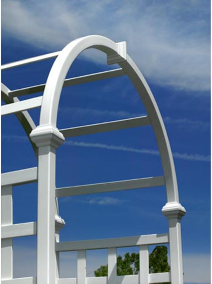 Athens 39"W x 81"H Vinyl Arbor - Image 4
