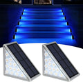 2 Pack Solar Stair Lights, Outdoor Step Lights by AUDLES