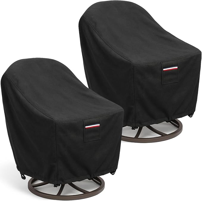 Waterproof Patio Chair Covers, 26W x 27D x 34.3H inches Heavy Duty Outdoor by Unknown