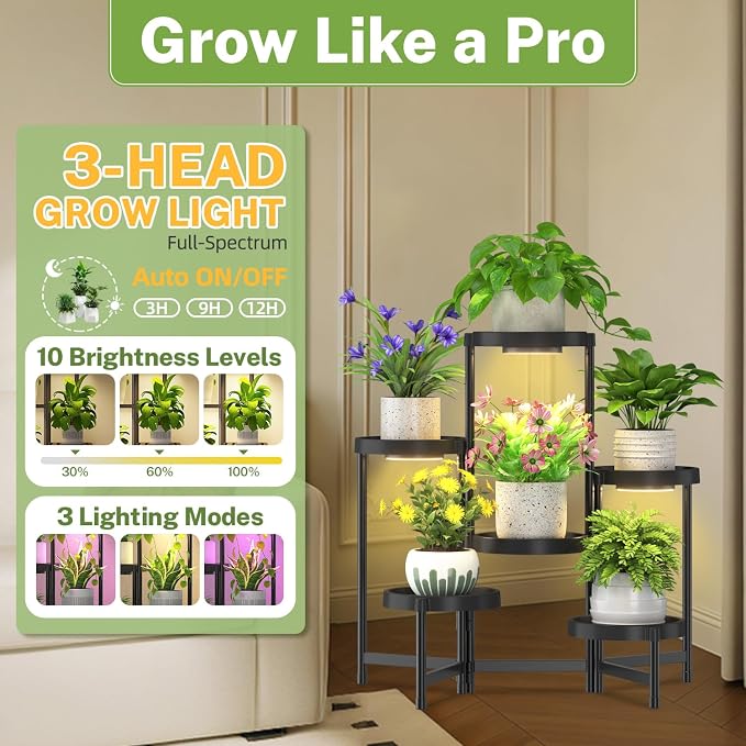 iDavosic.ly 6 Tier Folding Plant Stand Indoor Outdoor - Image 4