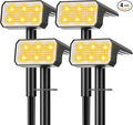 Solar Spot Lights Outdoor, 4 Modes Auto On/Off Solar Landscape Spotlights by Flaow