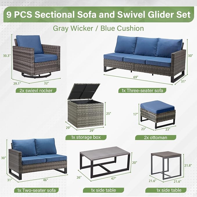 Belord Patio Conversation Set - Image 2