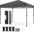 Yaheetech 10x10 1-Person Setup Pop Up Canopy Tent, Instant Portable Commercial by Yaheetech