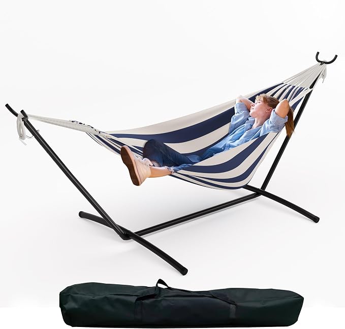 GAOMON Double Hammock with Stand, 450 lb Capacity, Adjustable Portable Hammock - Image 8