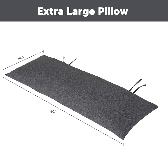 SUNCREAT Detachable Extra Large Outdoor Hammock Pillow - Image 5