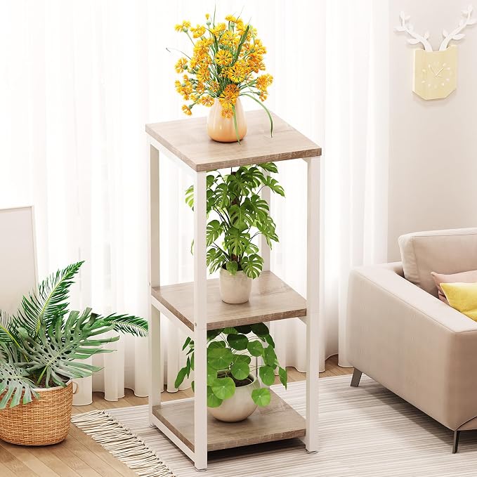 Plant Stand Indoor Corner Tall 3 Tier Metal Modern Flower Storage Plant Shelf - Image 2