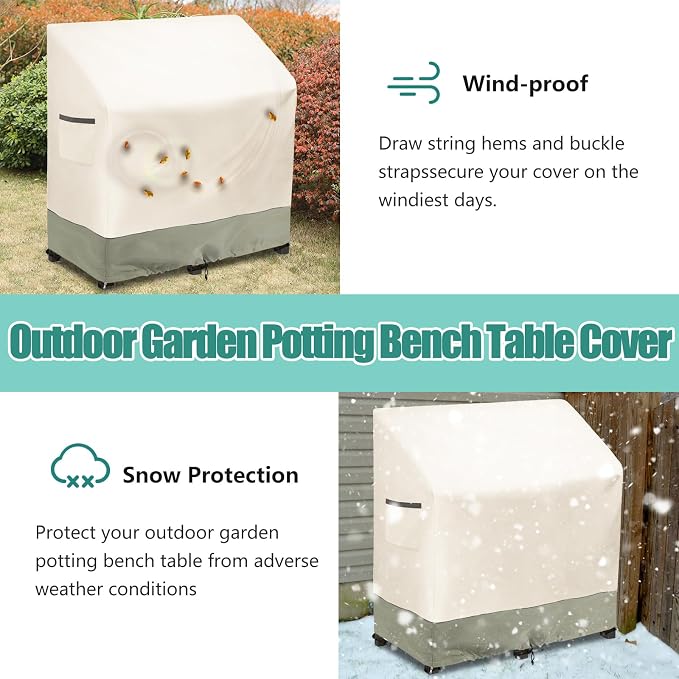 Outdoor Garden Potting Bench Table Cover - Image 6