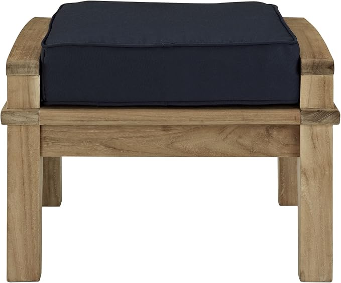 Modway EEI-1152-NAT-NAV-SET Marina Premium Grade A Teak Wood Outdoor Patio - Image 3