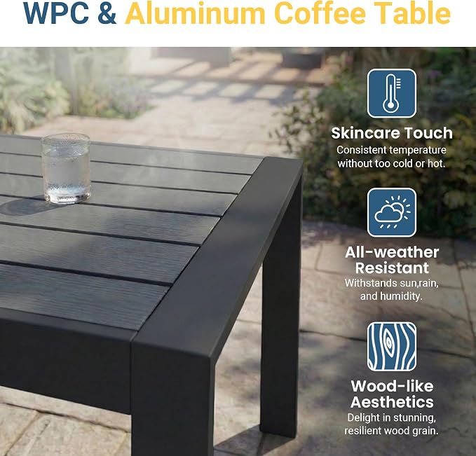 Wisteria Lane Aluminum Patio Furniture Set - Image 7