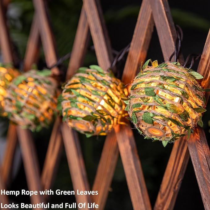 Decorative Lantern String Lights, Outdoor Plug in Hanging Lights - Image 5
