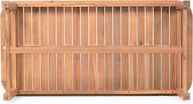 Christopher Knight Home Walla Patio Acacia Wood Coffee Table, Solid Wood - Image 10