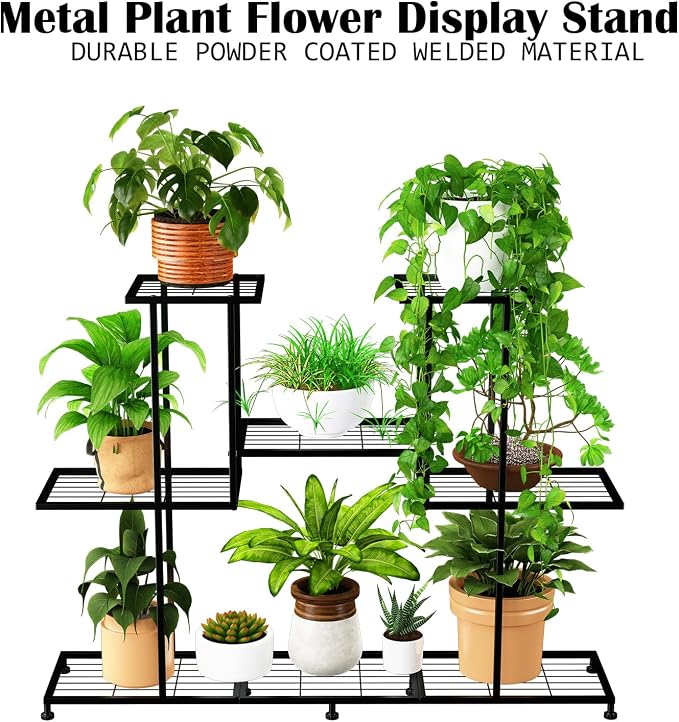 Twhep Metal Plant Stand, 5 Tiers Multifunctional Plant Stands - Image 7