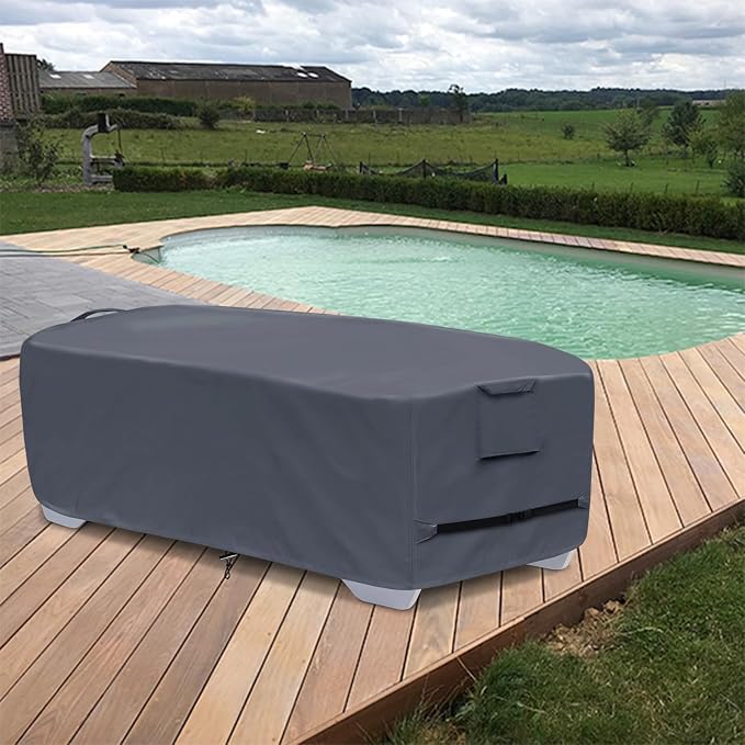 Outdoor Chaise Lounge Cover for 4-6 Stackable Patio Chaise Lounge Chairs - Image 8