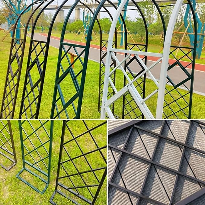 Heavy Duty Steel Garden Arbor & Trellis Arch - Image 5