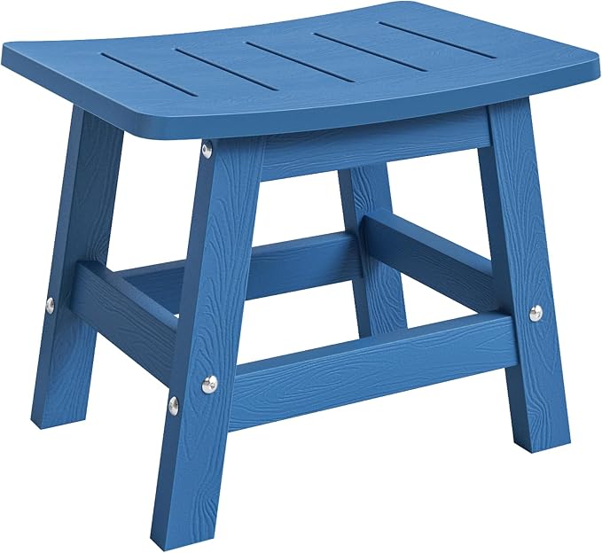 LUE BONA Outdoor Adirondack Ottomans, Footrest Footstool, Outdoor Foot Rest - Image 7