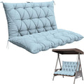 Porch Swing Cushion with Backrest, Waterproof Bench Cushion by Pakunoda