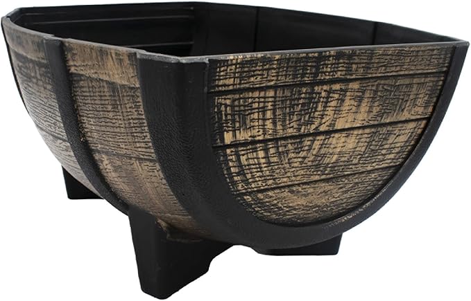 The HC Companies Whiskey Barrel Planter Bowl - Image 2