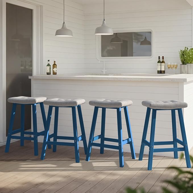 Ciokea 2 Set 29" Outdoor Bar Stools - Image 8
