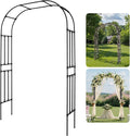 VEVOR Garden Arbor, 94.5 x 59 x 15.8 in Metal Archway, Sturdy Outdoor Trellis by VEVOR
