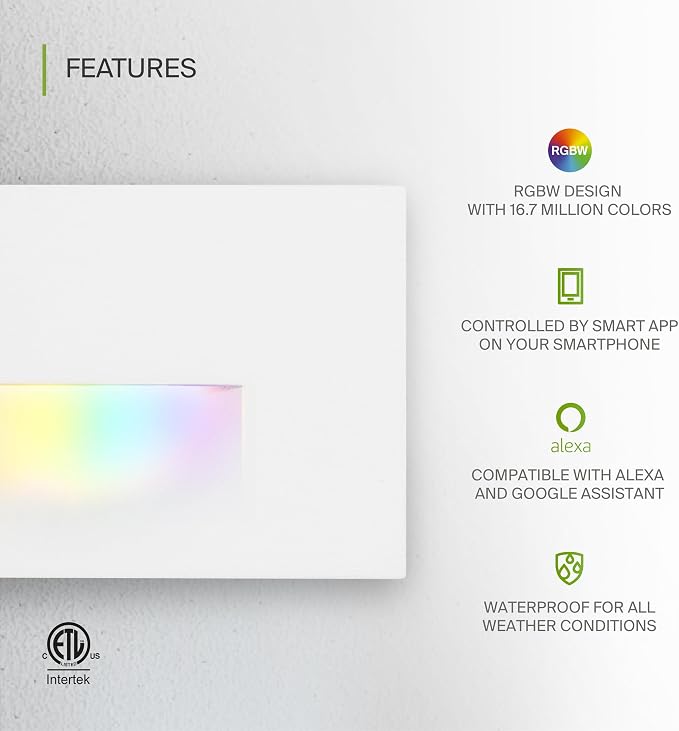 ASD LED Recessed Step Light Fixture, Outdoor & Indoor Stair Tread Lighting | - Image 3