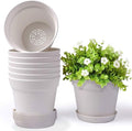 homenote Pots for Plants, Cream White by HOMENOTE