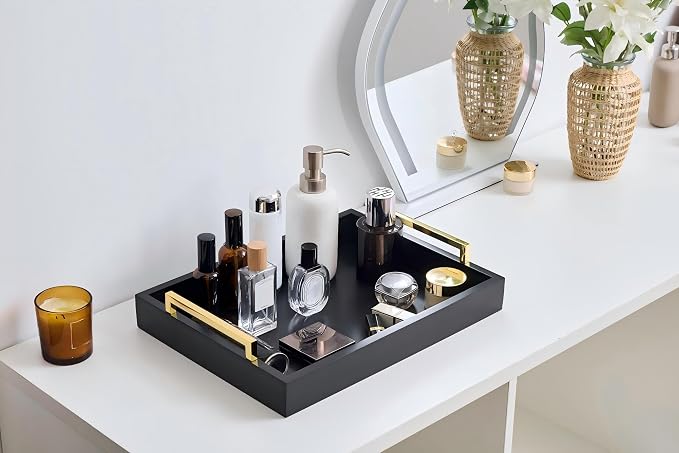 16"x12" Serving Trays with Handles, Ottoman Trays for, Living Room, and - Image 7